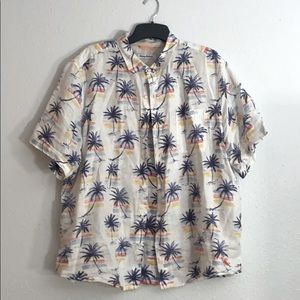 Tommy Bahama XXL Sunset Palm Linen Shirt